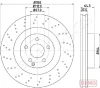 DI-0543C JAPANPARTS Тормозной диск