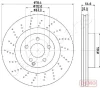 DI-0558C JAPANPARTS Тормозной диск