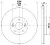 DI-0713 JAPANPARTS Тормозной диск