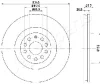 DI-0908 JAPANPARTS Тормозной диск