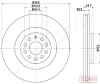 DI-0908C JAPANPARTS Тормозной диск