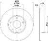 DI-0923 JAPANPARTS Тормозной диск