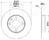 DI-0937 JAPANPARTS Тормозной диск