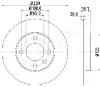 DI-0939 JAPANPARTS Тормозной диск