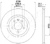 DI-0944 JAPANPARTS Тормозной диск