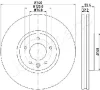 DI-0954 JAPANPARTS Тормозной диск