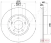 DI-0957C JAPANPARTS Тормозной диск