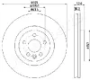 DI-L16 JAPANPARTS Тормозной диск