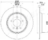 DP-0126 JAPANPARTS Тормозной диск