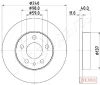 DP-0209C JAPANPARTS Тормозной диск