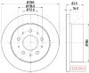 DP-0216C JAPANPARTS Тормозной диск