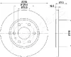 DP-0227 JAPANPARTS Тормозной диск