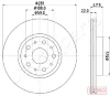 DP-0229C JAPANPARTS Тормозной диск