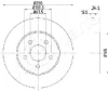 DP-0309 JAPANPARTS Тормозной диск