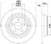 DP-0310 JAPANPARTS Тормозной диск