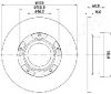 DP-0312 JAPANPARTS Тормозной диск