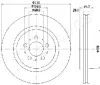 DP-0322 JAPANPARTS Тормозной диск