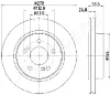 DP-0506 JAPANPARTS Тормозной диск