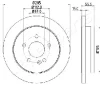 DP-0522 JAPANPARTS Тормозной диск