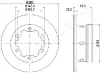 DP-0528 JAPANPARTS Тормозной диск