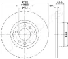 DP-0617 JAPANPARTS Тормозной диск