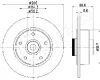 DP-0713 JAPANPARTS Тормозной диск