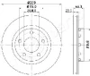 DP-0913 JAPANPARTS Тормозной диск