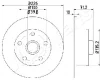DP-0923 JAPANPARTS Тормозной диск