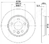 DP-0926 JAPANPARTS Тормозной диск