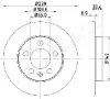 DP-0933 JAPANPARTS Тормозной диск