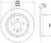 DP-L11 JAPANPARTS Тормозной диск