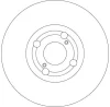 Превью - DF4317 TRW Тормозной диск (фото 2)