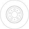 Превью - DF4339 TRW Тормозной диск (фото 2)