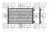 QCN255 QUINTON HAZELL Радиатор кондиционера