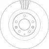 Превью - DF8043 TRW Тормозной диск (фото 2)