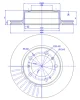 142.1051 CAR Тормозной диск
