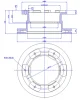 142.1463 CAR Тормозной диск