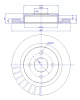 142.233 CAR Тормозной диск