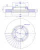 142.641 CAR Тормозной диск