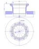150.532 CAR Тормозной диск