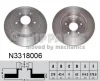 N3318006 NIPPARTS Тормозной диск
