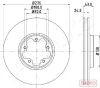 60-00-0356C ASHIKA Тормозной диск