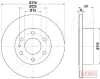61-00-0225C ASHIKA Тормозной диск
