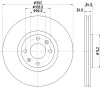 PCD11842 DON Тормозной диск