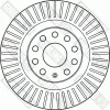 Превью - 6060052 GIRLING Тормозной диск (фото 2)