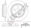 BR 057 SA100 BRECK Тормозной диск