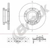 BR 074 SA100 BRECK Тормозной диск