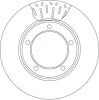 Превью - DF4506 TRW Тормозной диск (фото 2)