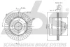 Превью - 1815202535 SBS Тормозной диск (фото 3)