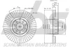 Превью - 1815204780 SBS Тормозной диск (фото 3)